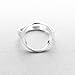 Produktbild Aoligei Einstellbarer Ring S925 Sterlingsilber Einfache Hohler Kreis Oval Geometrie Ring Girl Geschenk