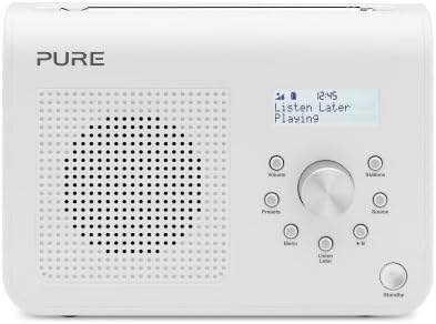 Pure One Classic Series 2 Digital DAB/FM Radio with live radio record and playback – White