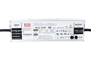 MEANWNVV Mean Well HLG 240W 10A LED Driver HLG-240H-24