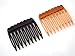 Small plastic Hair Comb hair slide millinery / bridesmaid / Bridal child's (Black)