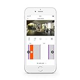 Myfox Sicherheitskamera mit Motorblende, funk Überwachungskamera mit Bewegungsmelder und Videoaufzeichnung, WLAN, vom Smartphone steuerbar mithilfe einer Android-/iOS-App, BU4001 - 6