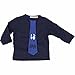 Billybandit Baby Boys TEE-SHIRT MANCHES LONGUES Crew Neck Long Sleeve Polo Shirt, Blue (indigo Effect), 6-9 Months (Manufacturer size: 9 mois)