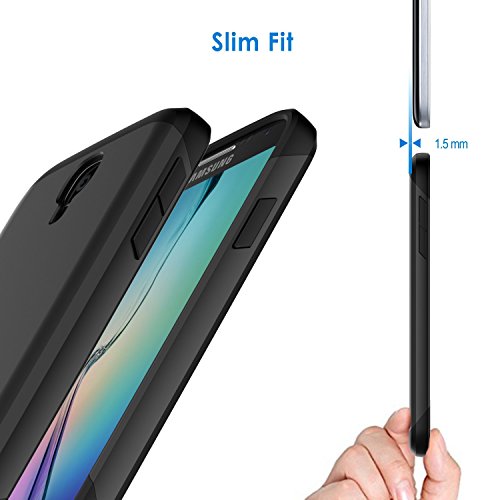 JETech Funda para Samsung Galaxy S4  Carcasa Protectora  color Negro