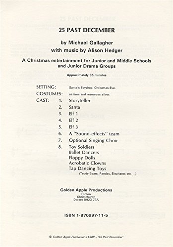 Alison Hedger/Michael Gallagher: 25 Past December (Pupil's Book)