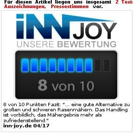 Royal Gardineer Elektrischer Luftkissen-Rasenmäher mit 1000 W Leistung - 6