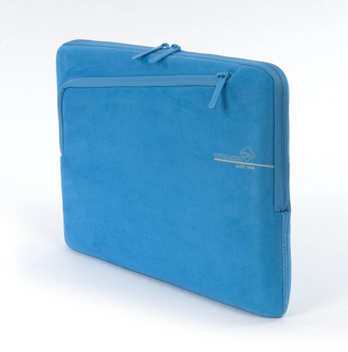 Tucano With me Mikrofiber Hülle mit Aussenfach für MacBook Pro und MacBook Pro Retina Display bis 39,1 cm (15,4 Zoll) himmelblau - 2