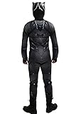 Schwarz Zentai Cosplay Panther Kühle Abendkleid Overall Halloween Kostüm für Herren Erwachsene Anzug Kleidung mit Maske - 