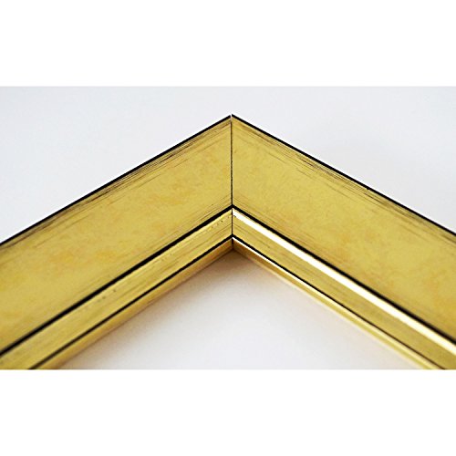 Spiegel Wandspiegel Badspiegel – Dortmund 4,2 – Gold – 200 Größen zur Auswahl – handgefertigt – DIN A3 (29,7 x 42,0 cm) – FM – Modern, Shabby, Vintage - 4