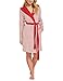 Produktbild Schiesser Damen Bademantel Selected Premium, 95 cm, (rot 500), 44 (Herstellergröße: 044)