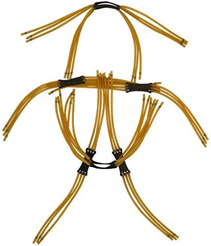 GM&BW 8 pc Catapult Elastics Replacement Rubber Bands, Any Variation like 6 or 4 Strands, Loop Bands-Ideal for Hunting or Fishing Professional Slingshot