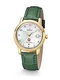 Kronsegler Dresden Green II Damen Diamantuhr Vergoldet-Perlmutt