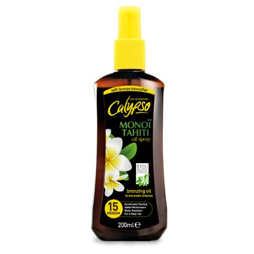 Calypso Monoi Tahiti Oil Spray With Bronze Intensifier SPF15 200 ml