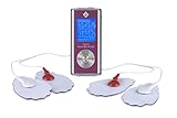 Kinetik Wellbeing Dual Channel Tens Machine – Fast, Effective Pain Relief. Rechargeable, 8 Settings for Different Massage, Lightweight and Portable
