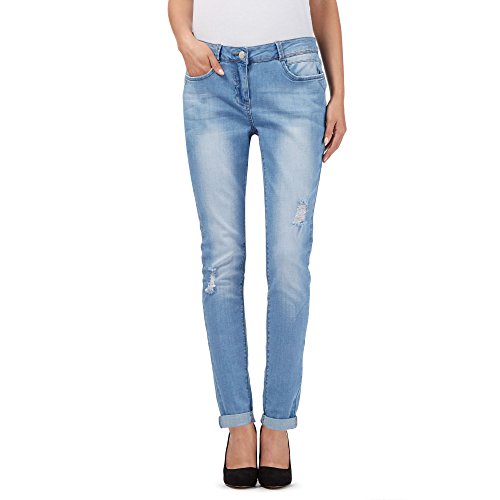 Red Herring Womens Light Blue 'Chloe' Relaxed Skinny Jeans 12