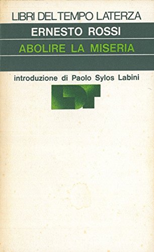 Abolire la miseria Abolire la miseria