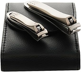 Nail Clippers Set Stainless Steel Fingernail and Toenail Cutter Kit Best Nail Care for Men and Women - Sliver