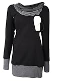 Be! Mama – 2in1 Umstandspullover, Sweatshirt, Still-Pulli, hochwertige Baumwolle, Modell: NELLA - 4