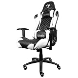 silla gamer profesional trust gxt 707 g Su asiento acolchado, reposacabezas y respaldo ajustables, ofrece una máxima comodidad para largas sesiones de juego