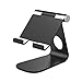 Produktbild Aresh für Nintendo Switch Stand, Multi-Angle (Compact 210 Degree) Desktop Cradle Halter Display Playstand für Handy (alle Größen), iPad und Nintendo Switch (black)