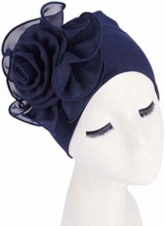 HANMAX Womens Flower Turban Hat Head Wrap Scarf Chemo Cap