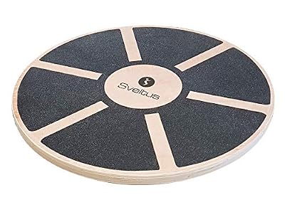 Sveltus Balance Board Bois Mixte Adulte, Noir
