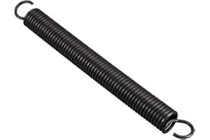 TOP-VIGOR 1Pcs Extension Compressed Spring, 2.5mm Wire Dia, 18mm OD, 180mm Free Length Durable Steel Compression Springs, Small Dual Hook Extended Tension Springs