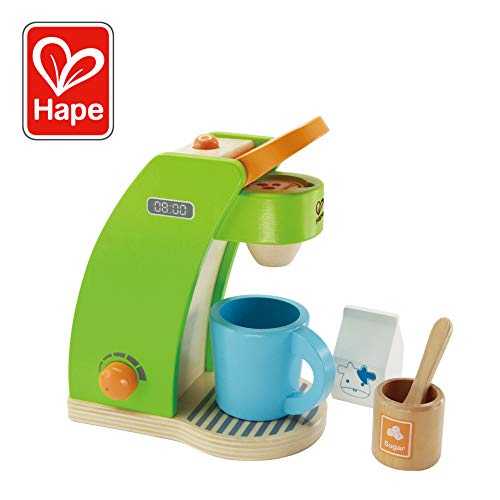 Hape 3602600 - Cafetera de Juguete con Accesorios