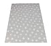 Large Highchair No Mess Splash Mat/Table Protector - Light Grey Stars