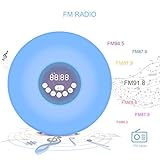 Creative-USB / batteriebetriebene Message Board Alarm Clock Table Clock LED-Blaulicht Clock Fluorescent Message Board Wecker-Digital-Kalender Tischuhr mit drei Gruppen von Alarm und Snooze-Funktion (Blaues Licht) - 6