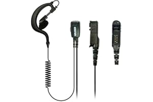 NAUZER PIN-29-M8 Pinganillo Professional Micro-casque pour Walkie Talkie Motorola DP2400 et DP2600 XPR 3300 et 3500