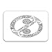 Produktbild hdyefe Norwood Indoor Outdoor Mats Rubber Entrance Funny Doormat Door Mat Washable Carpet 16" X 24" fine 7975
