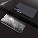Produktbild TAITOU Huawei Honor 8XMax Case, Translucent Window View Flip Wallet Stand Cover, Shiny Plating Make Up Mirror, Smart Sleep/Awake Hard Case for Huawei Honor8X Max, Scan QR Code App, Black