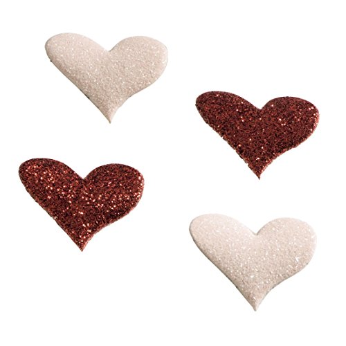 Preisvergleich Produktbild 57594 Magnete Herz, Glitzer