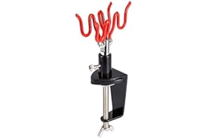 Chiloskit Supporto per aerografo Supporto a Morsetto Supporto da Tavolo per aerografo Stazione di Supporto per Pistola a spruzzo Kit di Supporto Strumenti