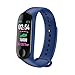 Produktbild Carry stone Gesundheit u0026 Fitness in Premiumqualität, Fitness-Aktivitäts-Tracker, M3 Smart-Armband-Armbanduhr Pulsuhr Blutdruck-Tracker Blau