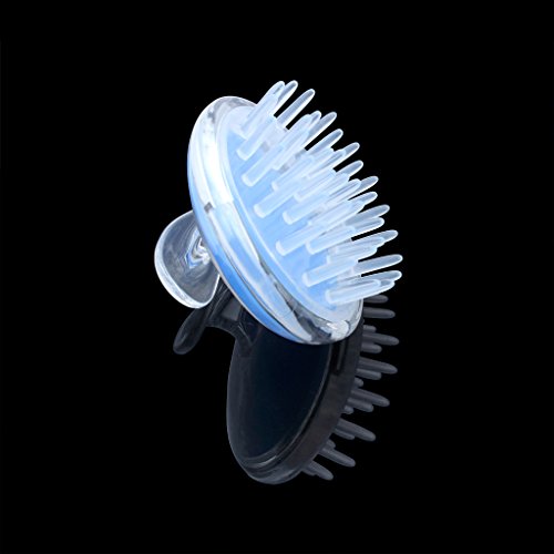 ETGtek(TM) 2ST Kopf Kopfhaut Körper Massagemassager Bürsten-Kamm Reinigungsbad Badezimmer Bade Werkzeuge (blau) Relax - 4