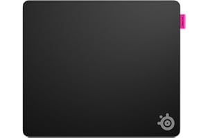 SteelSeries QcK L Performance Speed Gaming-Mauspad – Extradichte für sanftes Gleiten – Flache, abgesteppte Säume – rutschfeste Neopren-Gummibasis – 490 x 420 mm – FPS, MOBA, RTS, MMO