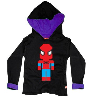 Stardust Kids Lego Spiderman Hoody (Black) (2 - 3 Y)