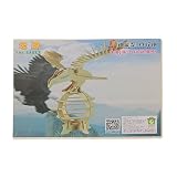 Holz 3D-Puzzle-Spiel Kinderhandwerk Bausteine Spielzeug   pädagogisches Spielzeug – Adler, 26x15cm - 4