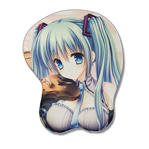 Preisvergleich Produktbild Silikonmausunterlage Karikaturanime-Handgelenkauflage sexy Silikonmausunterlage, Violine