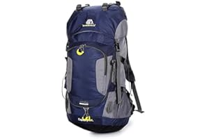 Lixada Mochila de Senderismo 60L/70L Mochila Camino Santiago de Gran Capacidad Senderismo Camping Deportes al Aire Libre Unisex