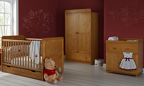 Disney Winnie the Pooh 3 Piece Double Furniture Set (Country Pine)
