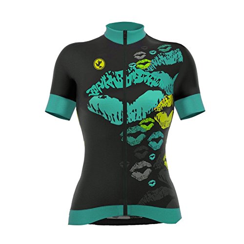 Uglyfrog Frühling Jersey Thermisches Fahrradtrikot Polyester Gemütlich Kurzarm Shirt Damen Breathable Radfahren Fahrrad Kurze Hülsen Fahrrad Hemd Damen Kurzarm Fahrradbekleidung Radfahren