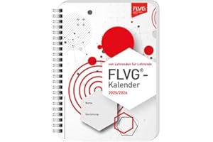 FLVG Kalendarz nauczyciela na rok 2025/2026, format A5 dla nauczycieli, kompaktowy planer szkolny, planer nauczyciela na lekcję, do szkoły i pracy