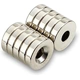 Silverline 106307 Lot de 4 Aimants en Ferrite