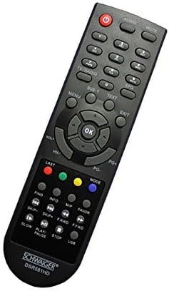 Original Replacement Remote Control Schwaiger DSR 581 HD Digital Satellite Receiver Schwaiger: 581 011; 581 PVR ; Lano 601 HD; 602 D SR 690 HDPL Cable Receiver; Telefunken: tf-6000 Skymaster: DXH 30;
