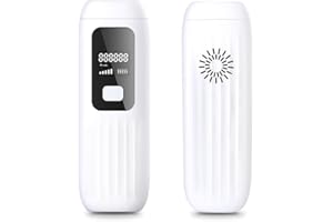 ECOMYLIFE Laser Hair Removal, IPL Hair Removal System, 5 Levels Manual & Auto Modes, Permanent & Painless Lazer Removal Hair Tool for Men and Women Body, Face, Pubic Hair, Bikini Zone