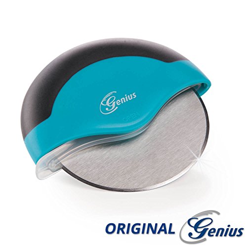 Genius Pizzaschneider | Edelstahl-Klinge | Pizza-Roller | Pizza-Schneider | NEU - 2