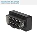 Produktbild Jevogh V06H4 OBD2 Bluetooth 4,0 OBDII Scanner Adapter Auto Codelesergerät Diagnosegerät Codeleser, Mini OBD Motor Test Scanner Werkzeug mit IOS, Android und Windows Plattform