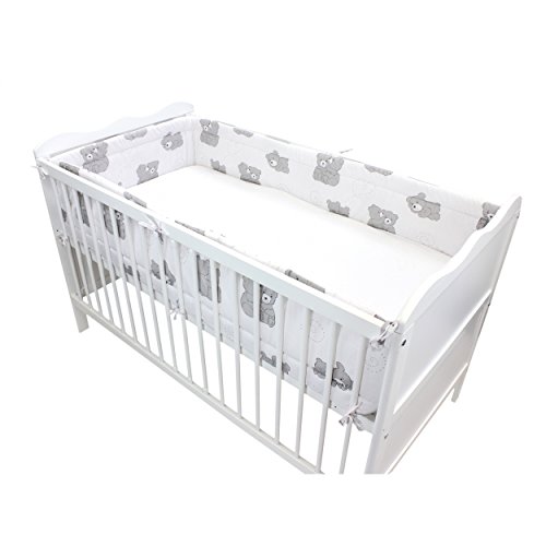 Nestchen Bettumrandung Kopfschutz Fur Baby Kind Safari Beige